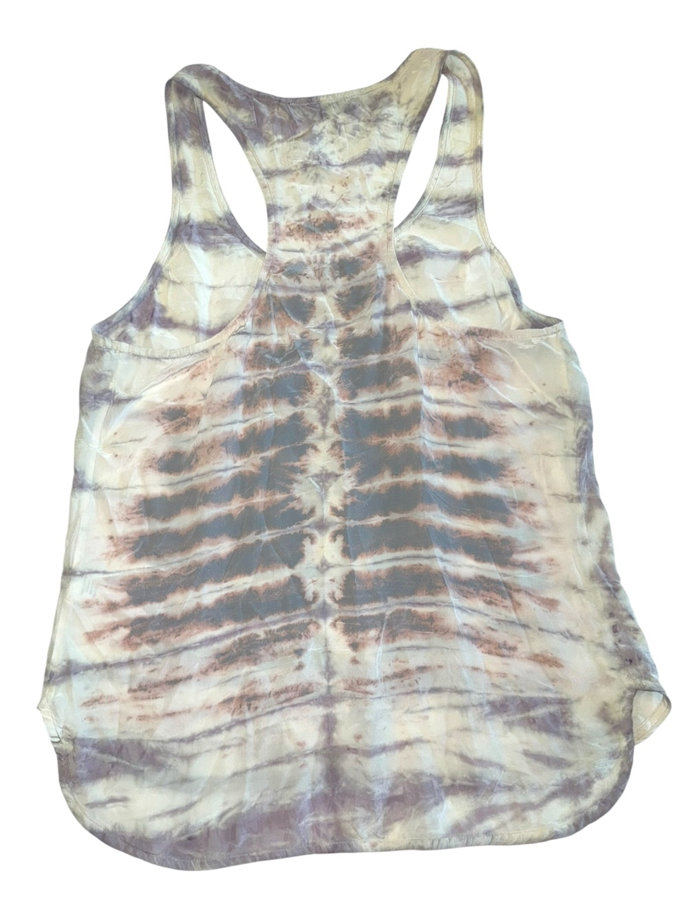 Gypsy 05 Lakota Tie Dye Silk Racer Back Tank Top Small 100% Silk - Picture 3 of 8